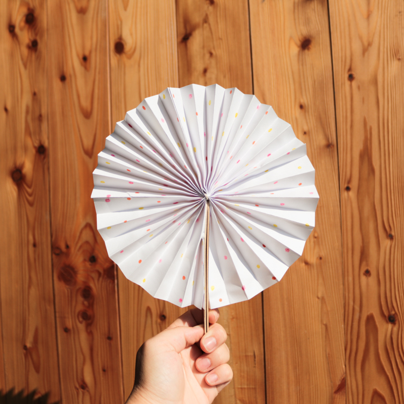 DIY Vějíř z papíru