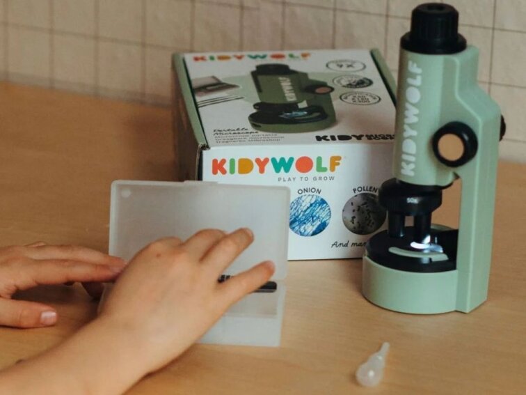 Přenosný mikroskop Kidymicroscope - zelený