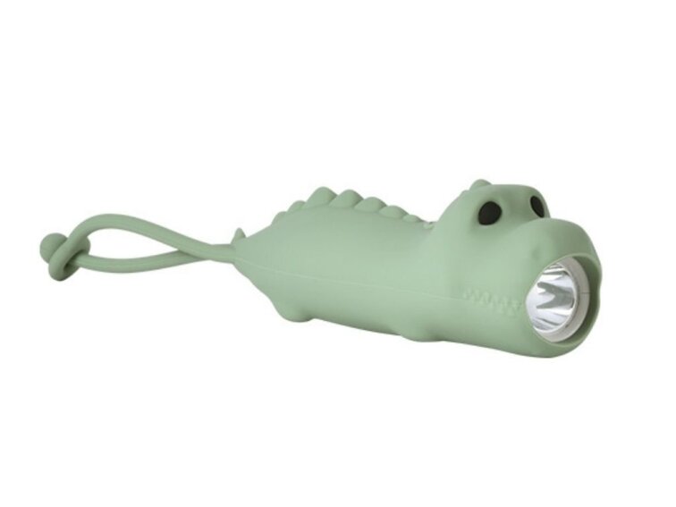 Dětská silikonová svítilna 2v1 Dinosaurus