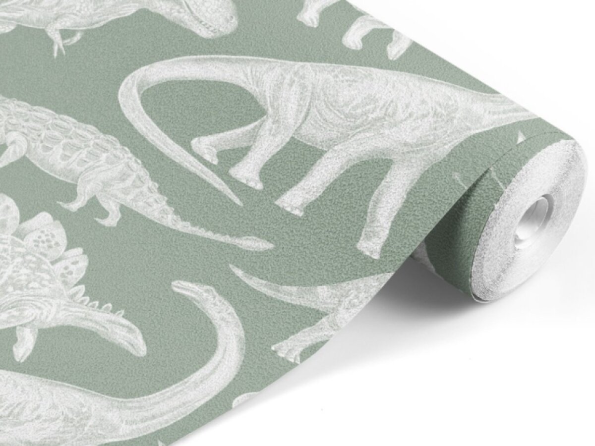 Tapeta Dinosauří svět - matcha