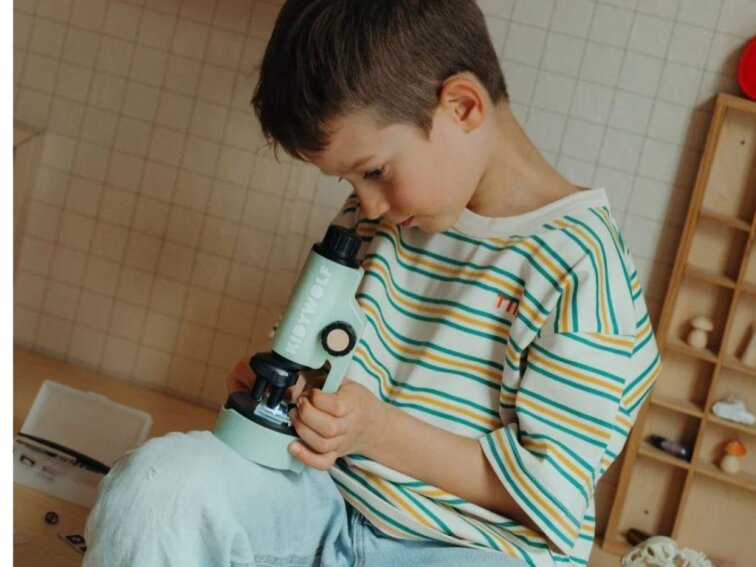 Přenosný mikroskop Kidymicroscope - zelený