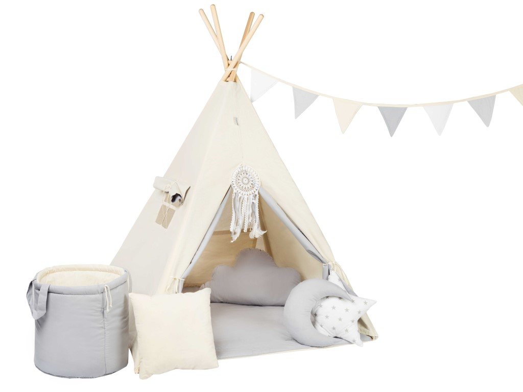 Dětské teepee béžové varianta luxury