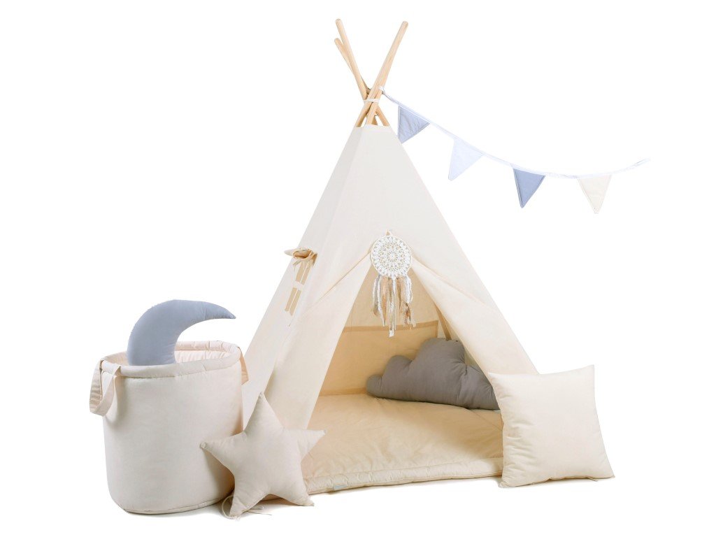 Dětské teepee Krémový sen ve variantě luxury