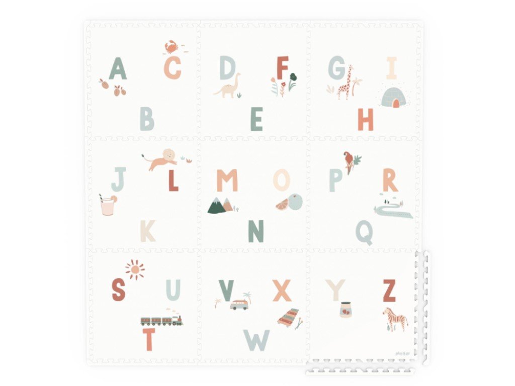 Multifunkční hrací podložka 3v1 - abeceda