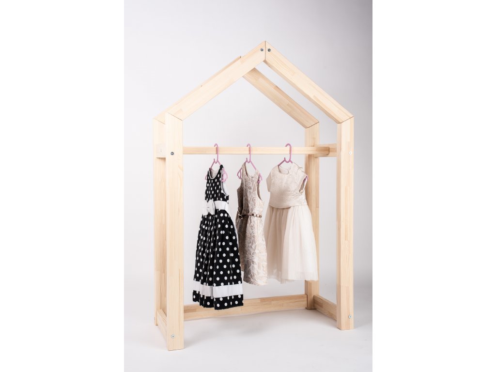Dětský stojan na oblečení domeček | ELIS DESIGN