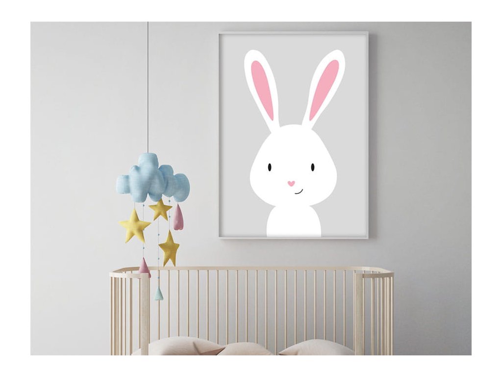 plakát pro děti králíček