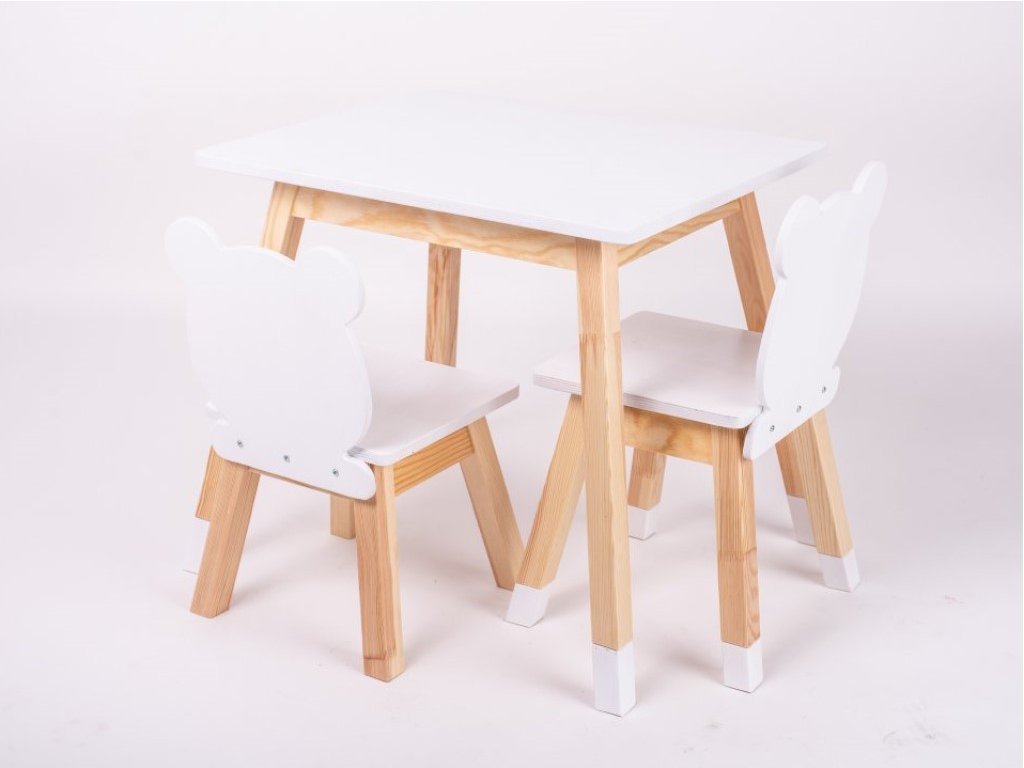 Rostoucí židličky a stoleček