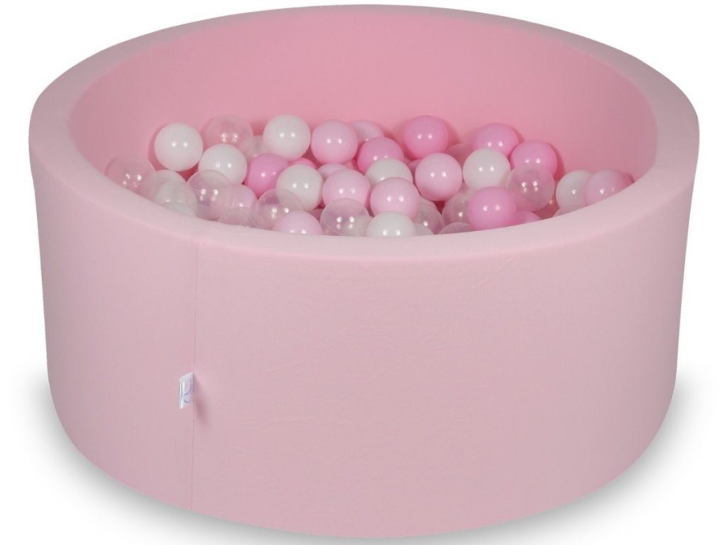Růžový suchý bazének na míčky "90 x 40" | ELIS DESIGN