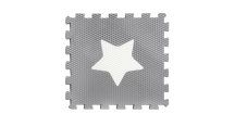 minideckfloor hvězda šedá s bílou
