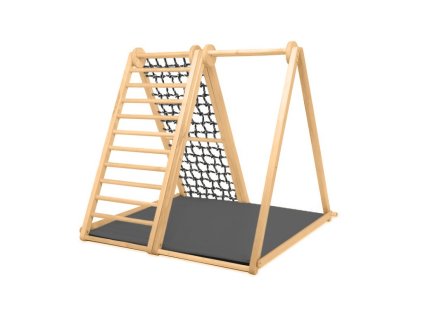 Dětská multifunkční prolézačka zebra black