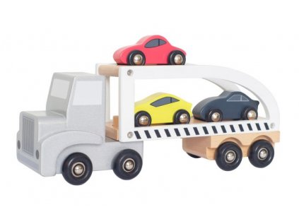 Dřevěné přepravní auto