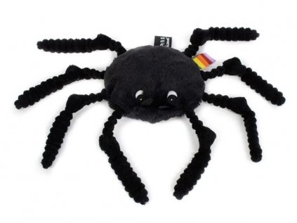 Velký plyšák černý pavouk pro děti od narození