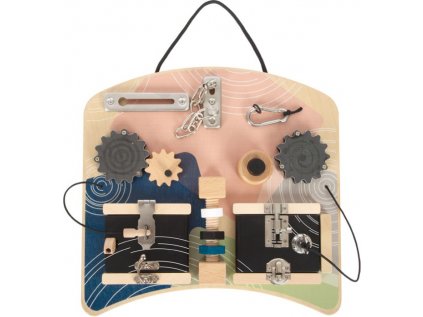 Motorická deska se zámky a otáčivými prvky