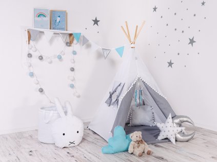 set teepee stan bílý anděl
