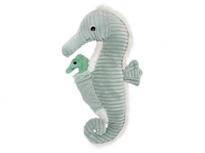 Plyšový mořský koník mintový s miminkem