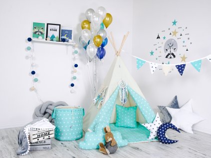 Moderní teepee do dětského pokoje Nebíčko od ELIS DESIGN
