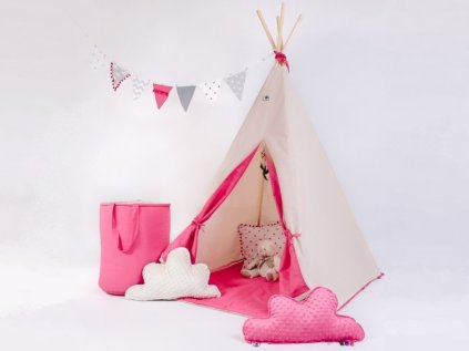 Holčičí teepee stan do dětského pokoje Malina od ELIS DESIGN