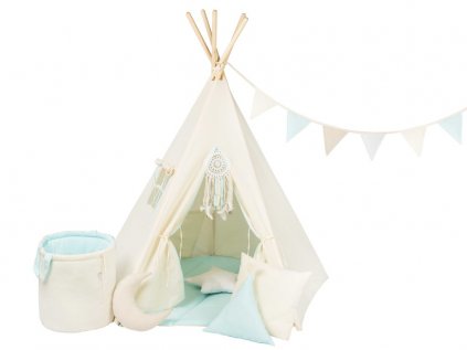 Dětský teepee stan pětiúhelník Nebeské snění luxury