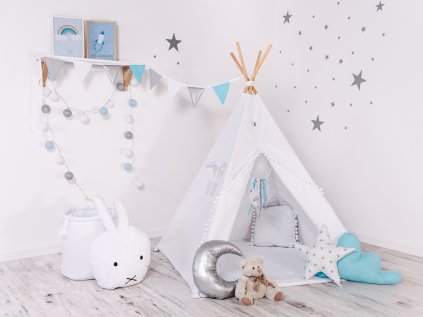 Teepee stan k pomalování pro holčičky i kluky do dětského pokoje