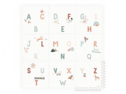 Multifunkční hrací podložka 3v1 - abeceda
