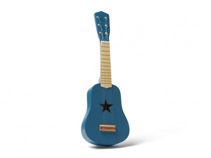 Dětská kytara ze dřeva - modrá (Kids Concept)