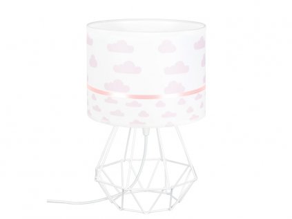 Dětská stolní lampa - Růžové mráčky