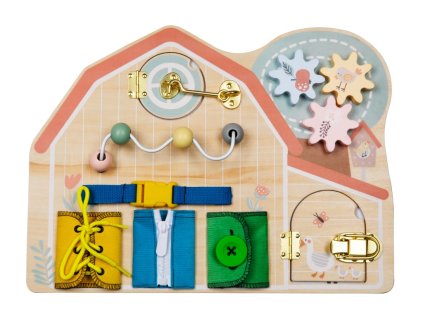 activity board pro deti farma se zviratky