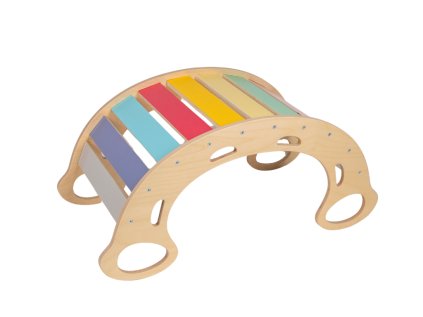 Dřevěná montessori houpačka 5v1 - fresh desky
