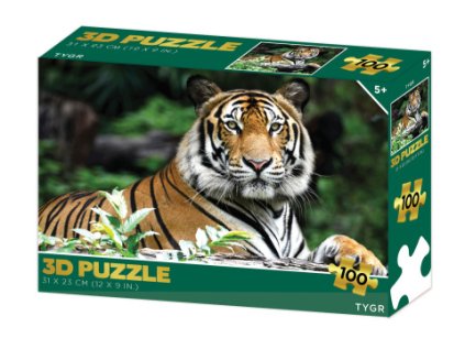 3D puzzle Tygr