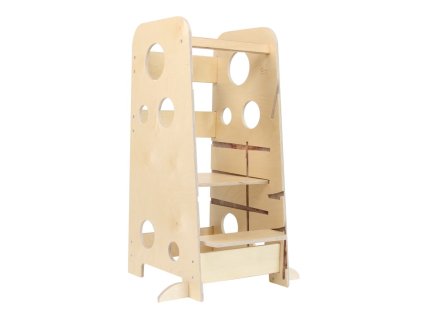 Rostoucí učící věž pro děti 3v1 (multifunkční) Bublina Max 90 cm se stabilizačními prvky