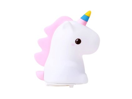 Silikonová dětská lampička Jednorožec