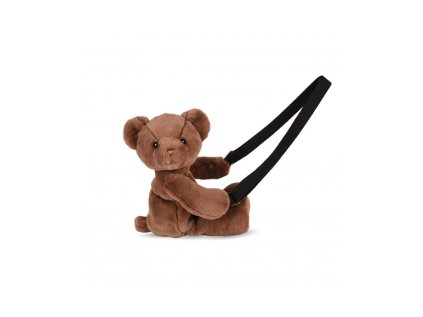 Plyšová taška přes rameno Medvídek - hnědá