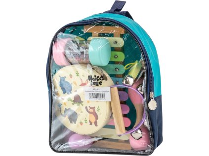 Hudební nástroje pro děti v batůžku