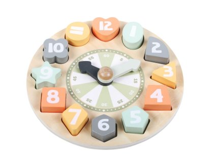 Vkládací puzzle - hodiny pro děti