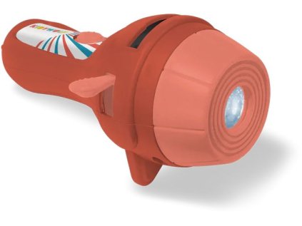 Dětská kapesní promítačka Kidyslide - červená