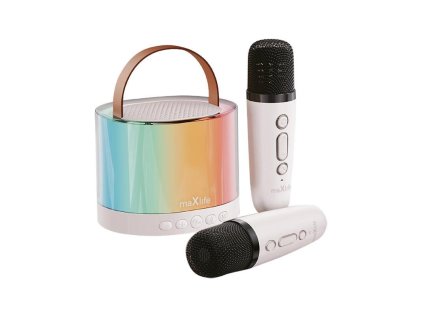 Bluetooth karaoke set Maxlife MXKS-200 bílý - BAZAR