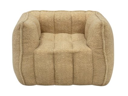 Dětské křeslo béžové - prošívané