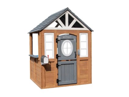 Zahradní domeček s poštovní schránkou