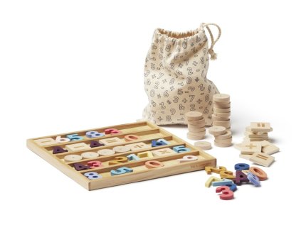 Dřevěná tabulka na počítání