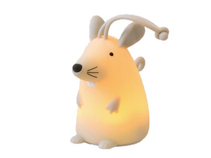 Dětská noční lampička s ovladačem - myška