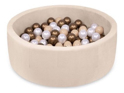 Suchý bazén s míčky pro děti béžový