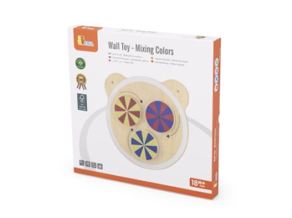 Dřevěná nástěnná hra - míchání barev