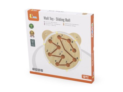Dřevěná nástěnná hra - Posuvná koule
