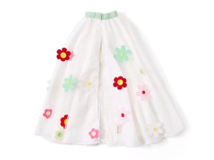 Plášť na hraní s květinami