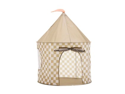 Interiérový domeček pro děti - khaki