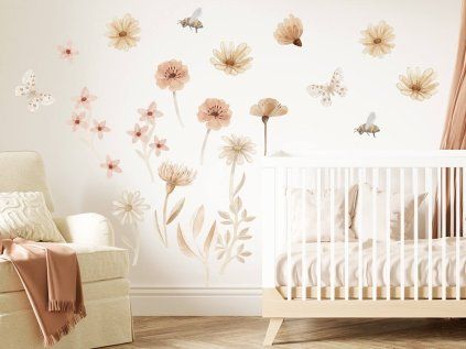 Nálepky na stěnu Luční set II