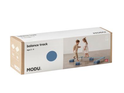 Sada stavebních bloků Balance Track modrá