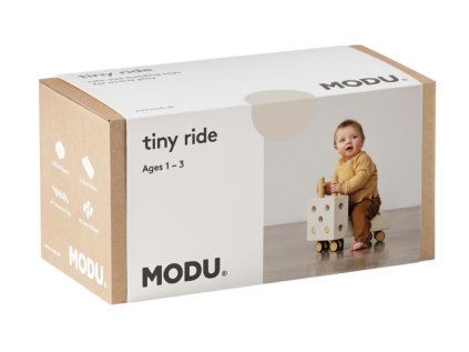 Stavební bloky Tiny Ride - šedá/žlutá