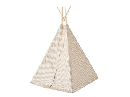 Pruhované dětské teepee