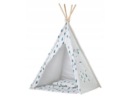 V dětském teepee stanu - V lese zažijí děti spoustu zábavy a dobrodružství